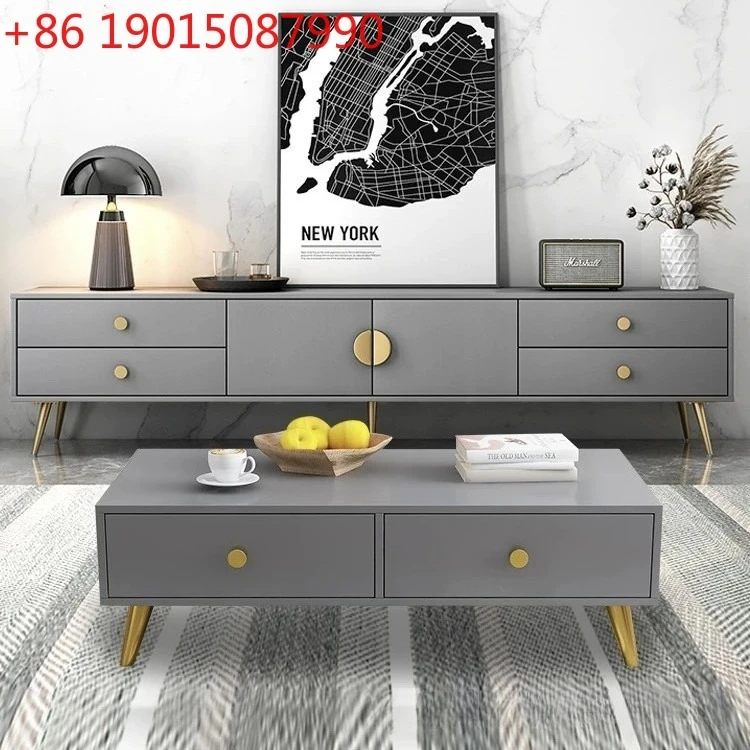 Tv Home Improvement - Modern simple TV cabinet coffee table