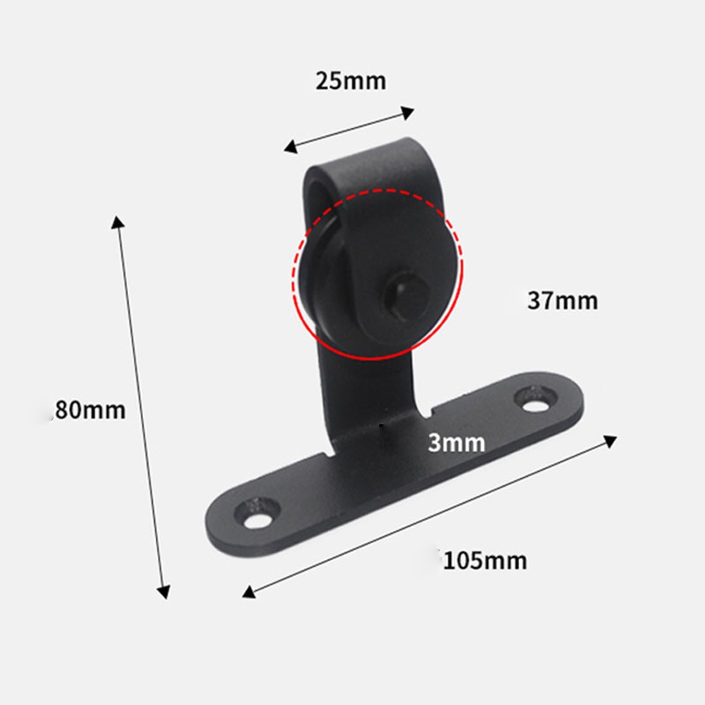 Tv Home Improvement - 2Pcs Sliding Barn Door Hardware Kit