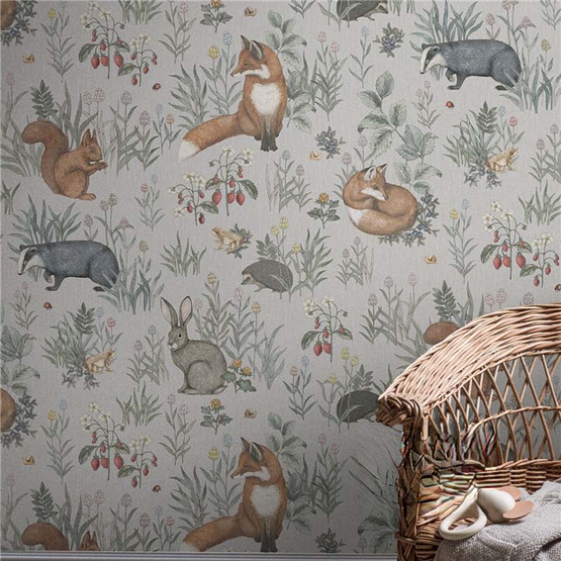 Tv Home Improvement - custom Northern European light wallpaper bedroom