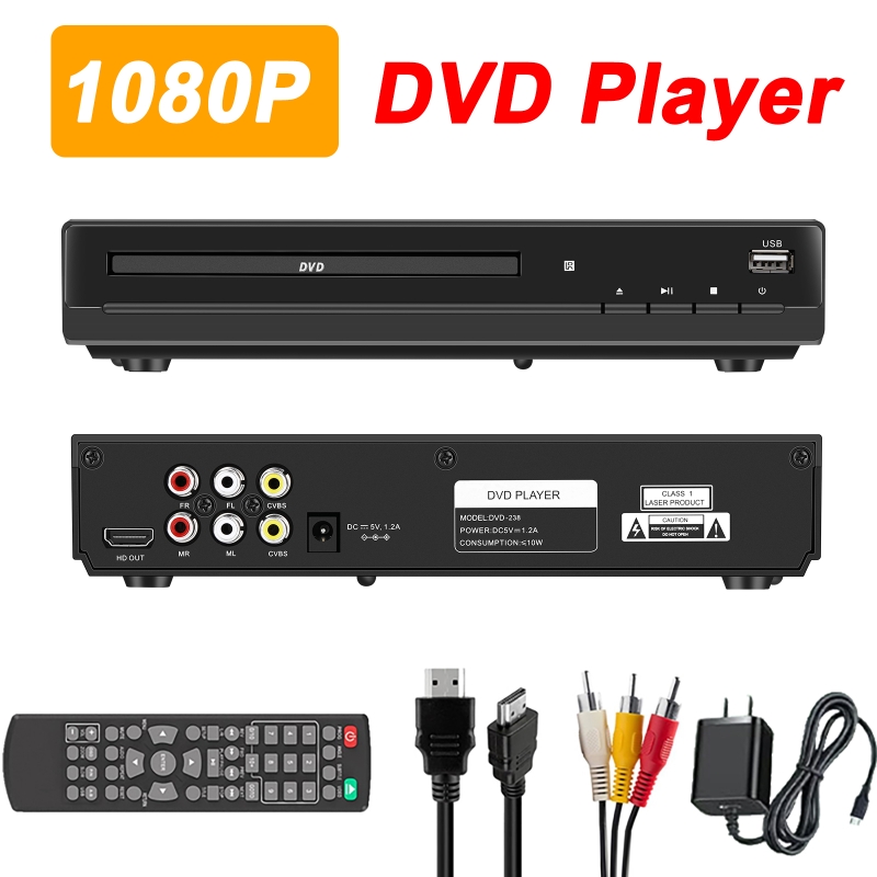 DVD Player 1080P HD Discs Play - Home Improvement Dvd ulasan dan harga