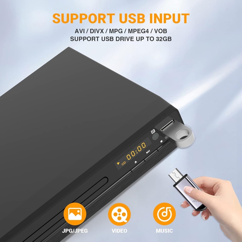 DVD Player 1080P HD Discs Play - Home Improvement Dvd ulasan dan harga