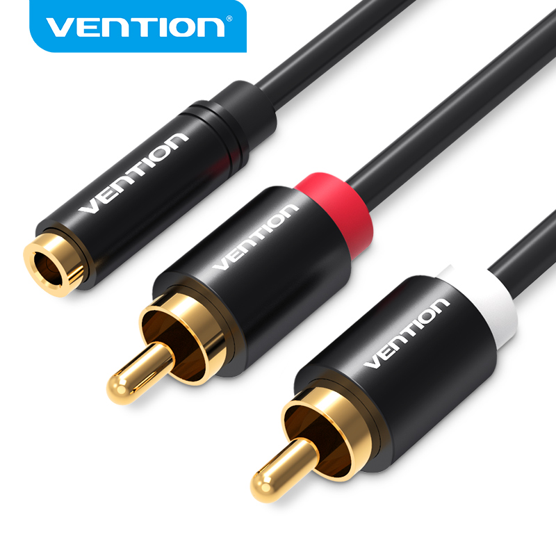 Vention Jack 3.5mm Female to 2 - Home Improvement Dvd ulasan dan harga