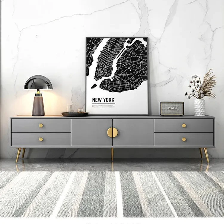 Modern simple TV cabinet coffe - Tv Home Improvement ulasan dan harga