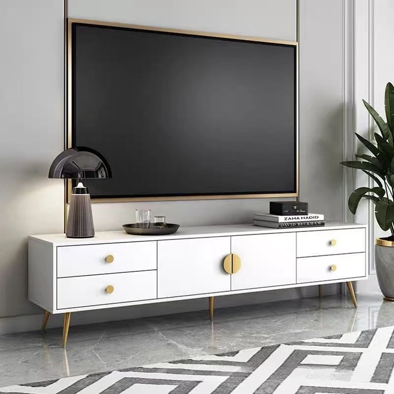 Modern simple TV cabinet coffe - Tv Home Improvement ulasan dan harga
