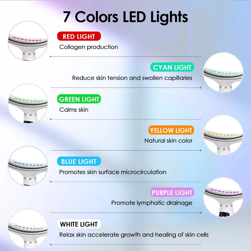 7 Colors LED Lights Face Neck  - Home Improvement Loan ulasan dan harga