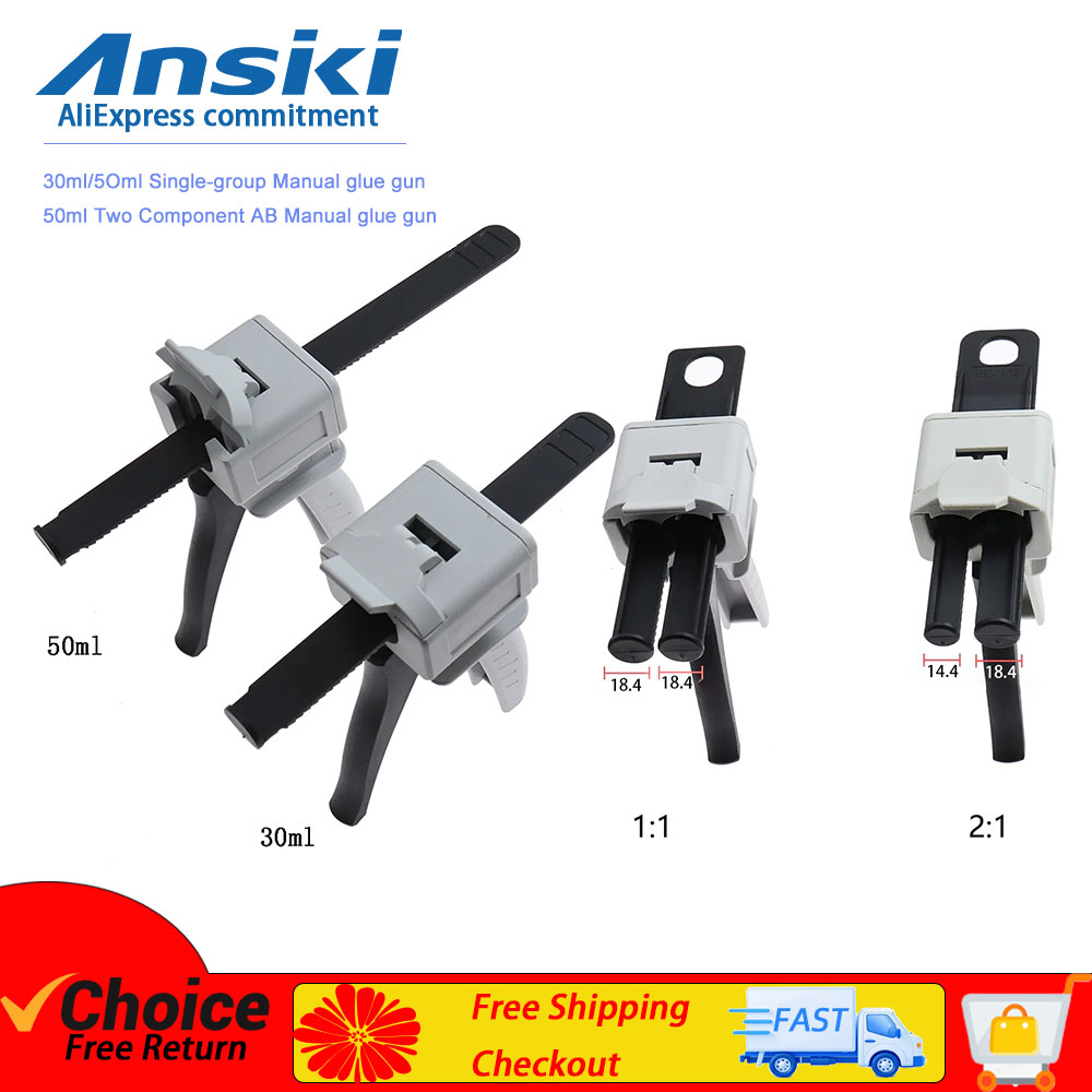 Manual1:1 2:1 10:1 glue gun Di - Caulking Gun Dispensing ulasan dan harga