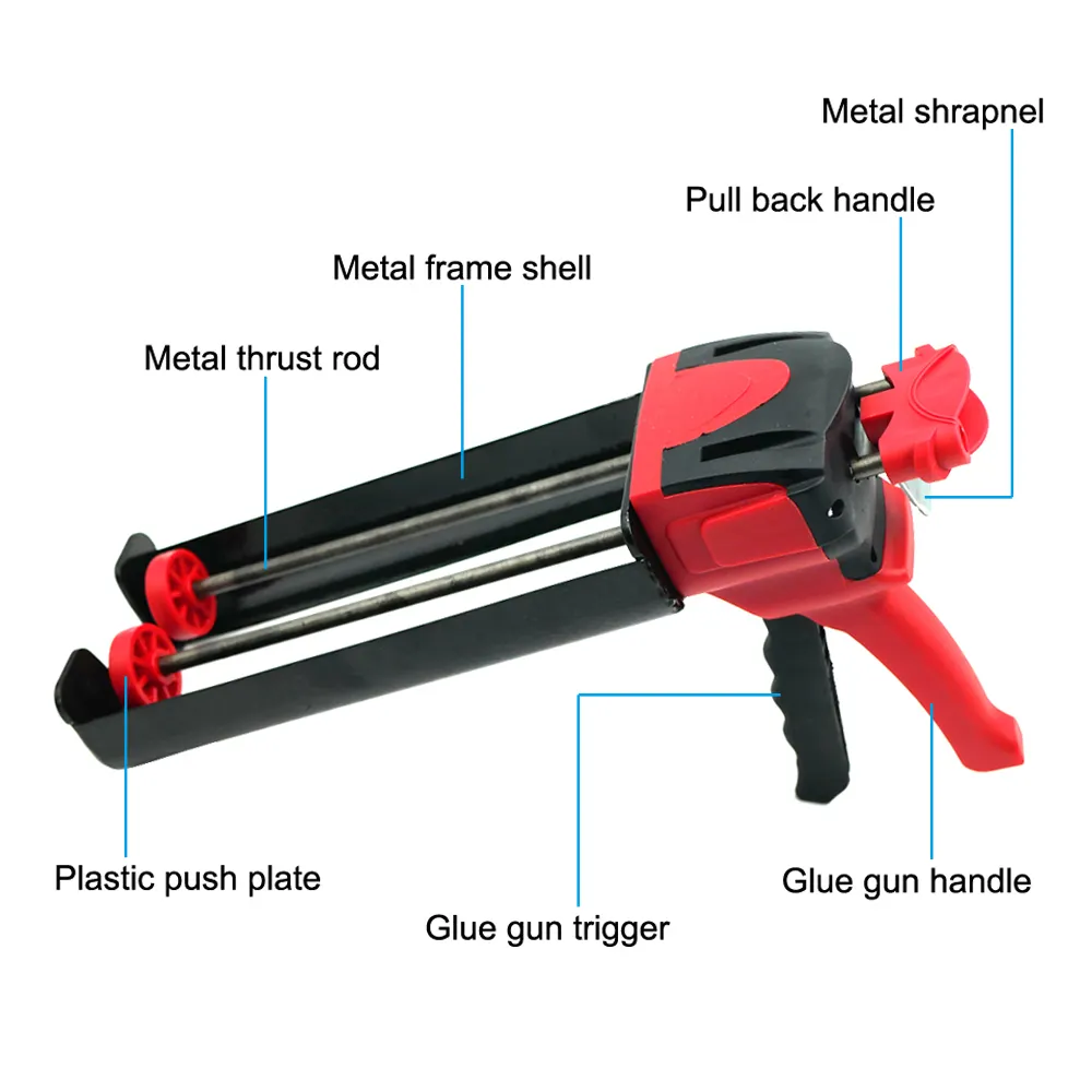 600ml 1:1 Double Cartridges Ma - Caulking Gun Dispensing ulasan dan harga