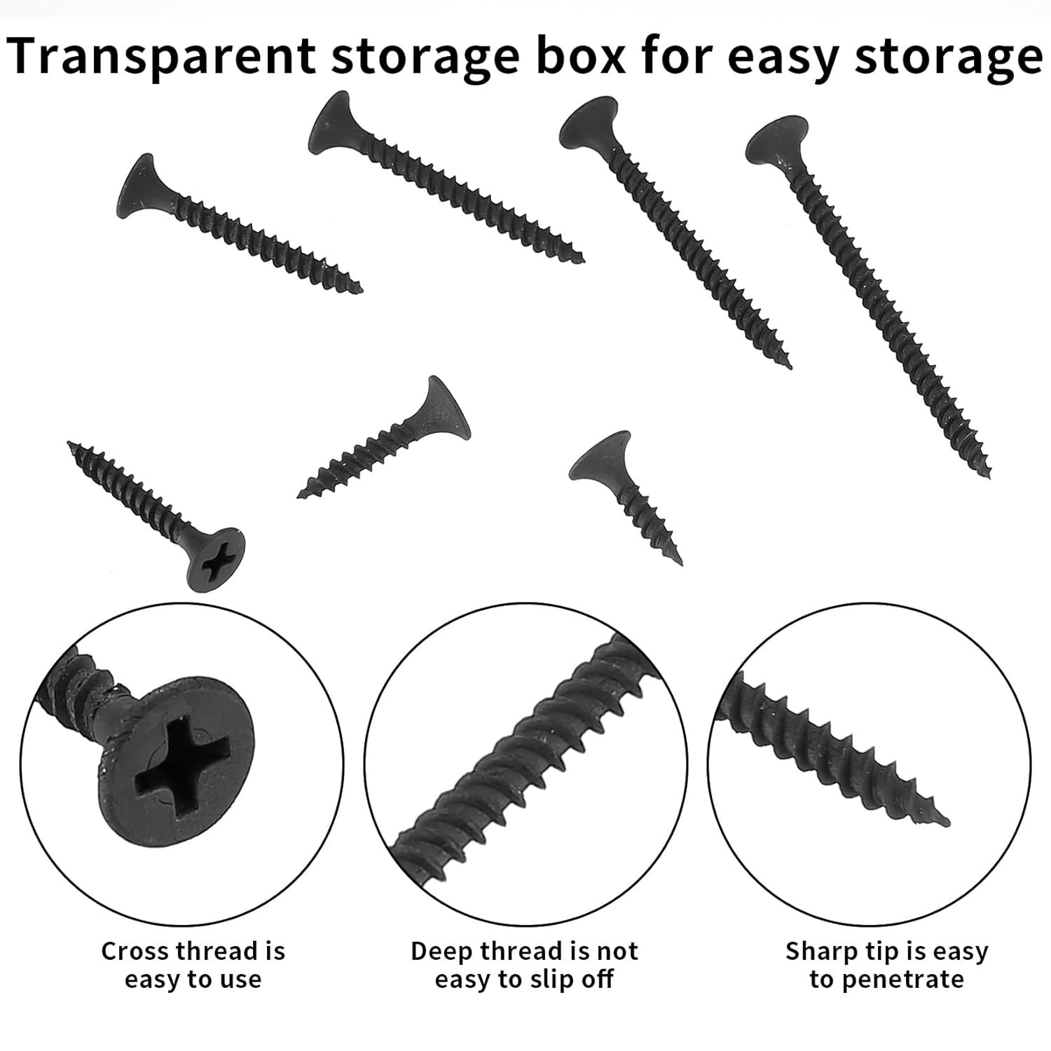 220-Piece Black Wood Screws Se - Home Improvement Handyman ulasan dan harga