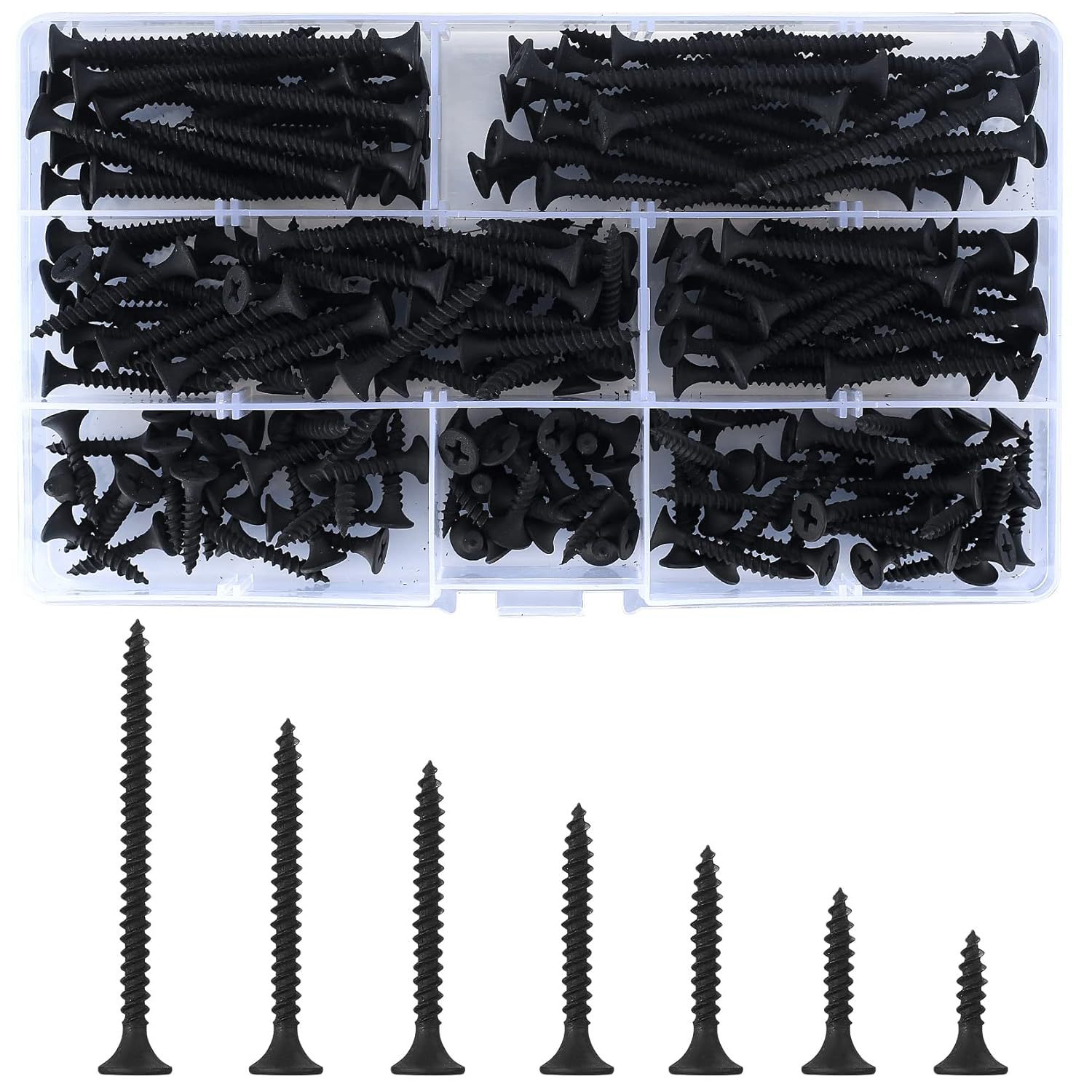 220-Piece Black Wood Screws Se - Home Improvement Handyman ulasan dan harga