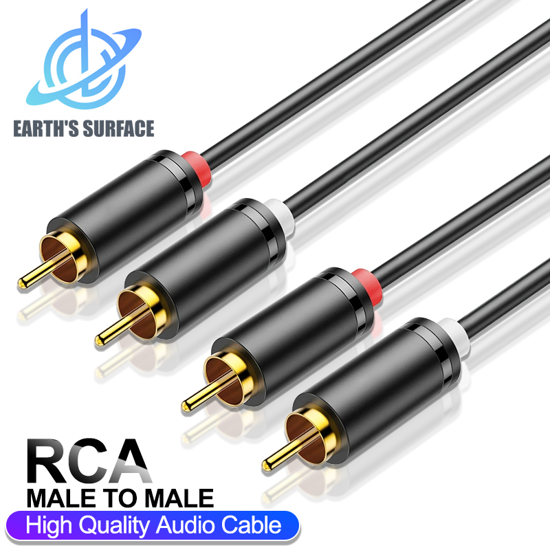 HIFI Stereo RCA Cable 2RCA to  - Home Improvement Dvd ulasan dan harga