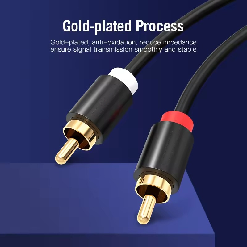 HIFI Stereo RCA Cable 2RCA to  - Home Improvement Dvd ulasan dan harga