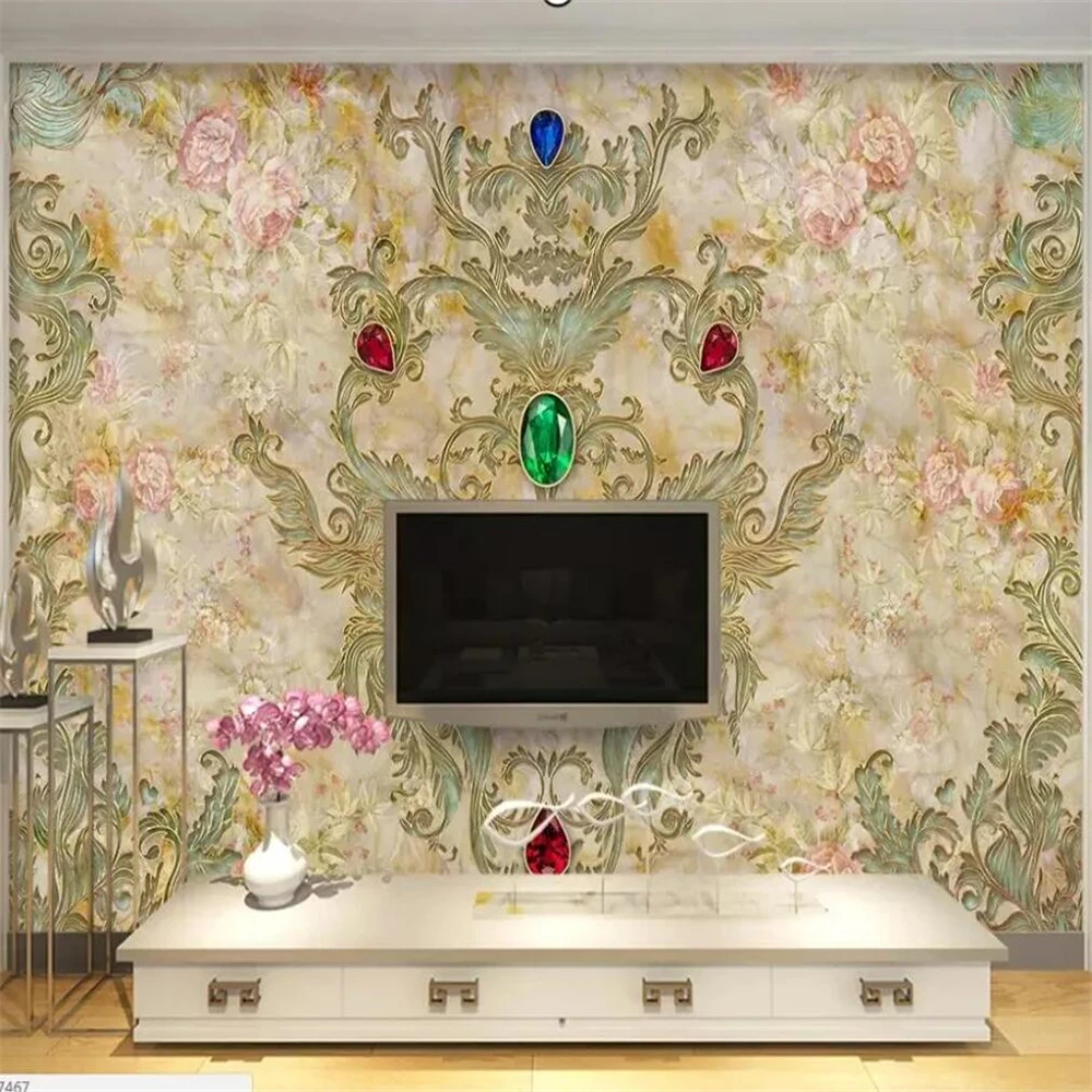 Custom Mural Wallpaper for Wal - Tv Home Improvement ulasan dan harga