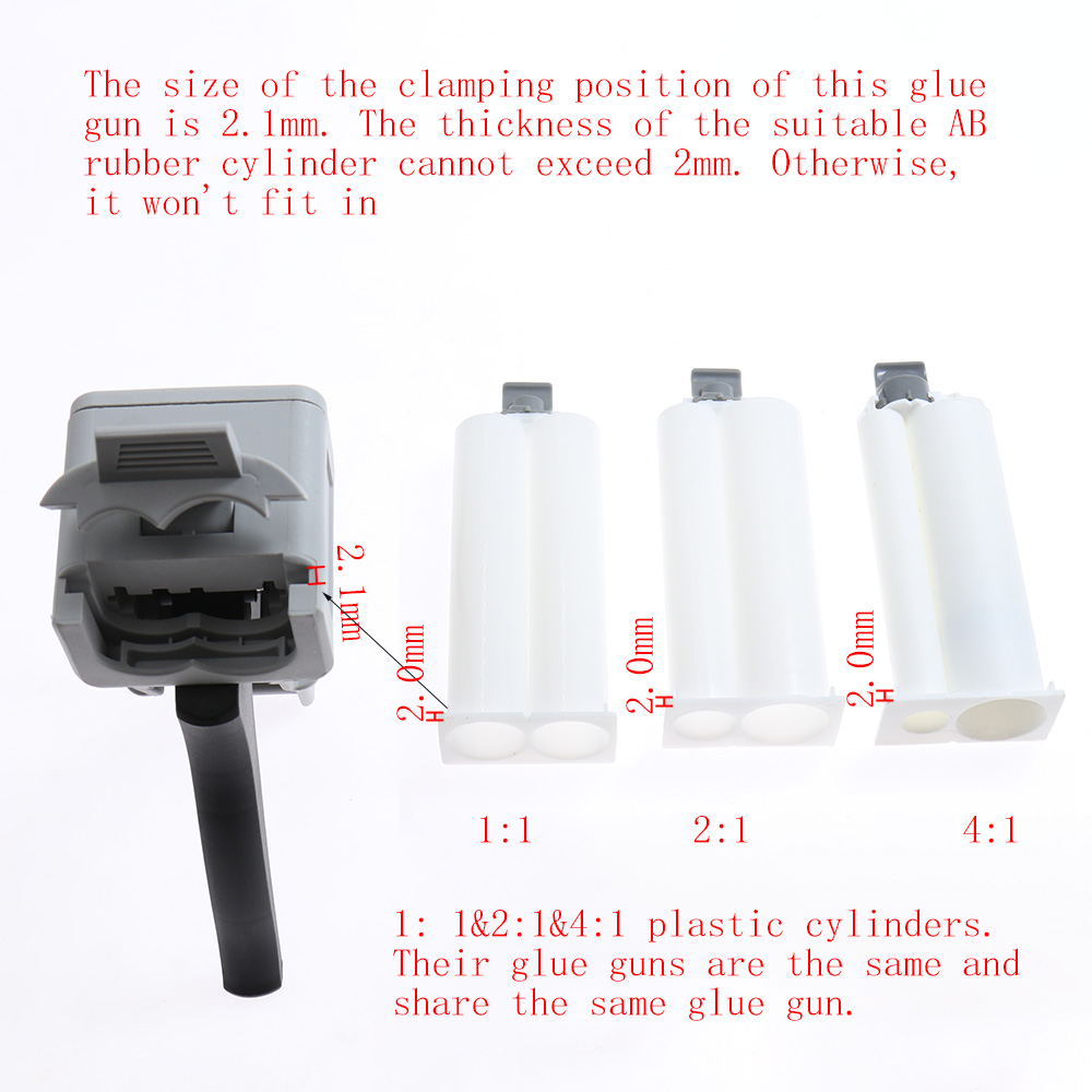 50ml Two Component AB Epoxy Se - Caulking Gun Dispensing ulasan dan harga