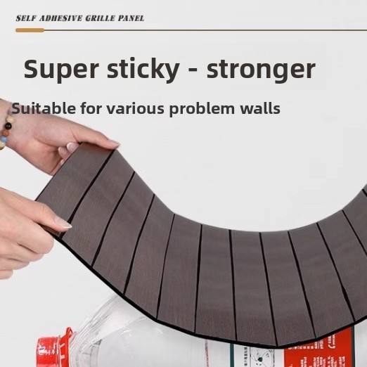 3D Self Adhesive Wood Grain Wa - Tv Home Improvement ulasan dan harga
