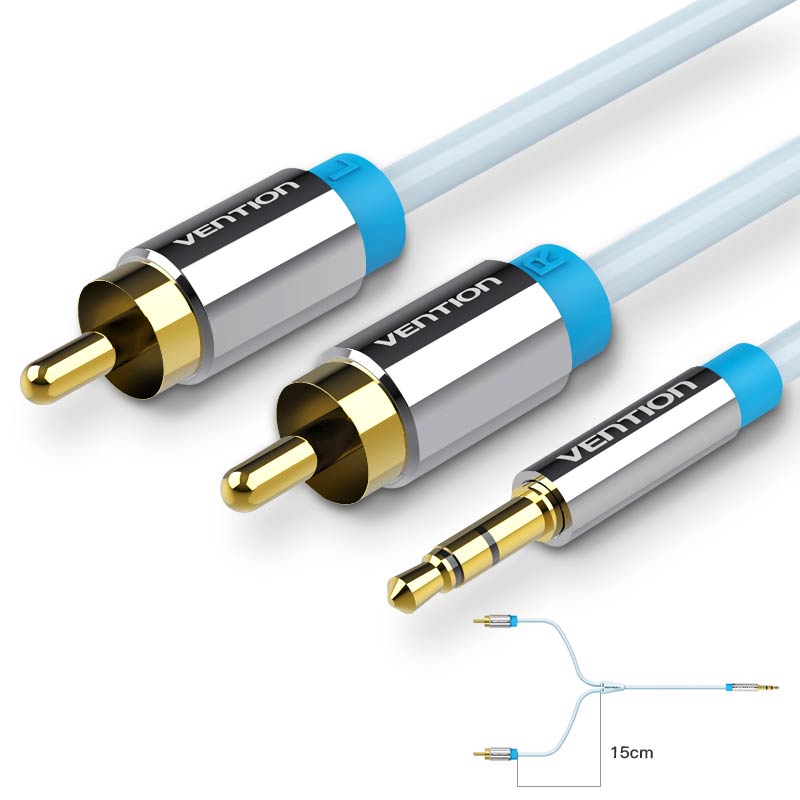 Vention RCA Cable 3.5 to 2rca  - Home Improvement Dvd ulasan dan harga