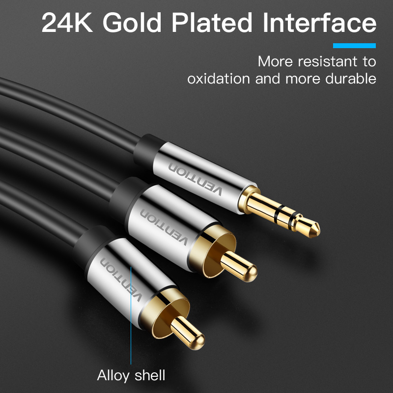 Vention RCA Cable 3.5 to 2rca  - Home Improvement Dvd ulasan dan harga